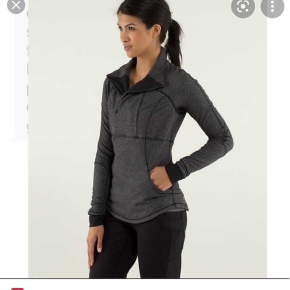 lululemon athletica Tops - Lululemon herringbone half zip base runner jacket